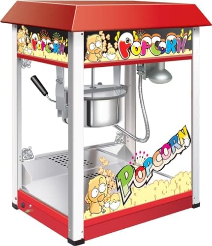 Image of VBG 1608 Commercial Popcorn Machine Maker With Big Volume 8 oz
