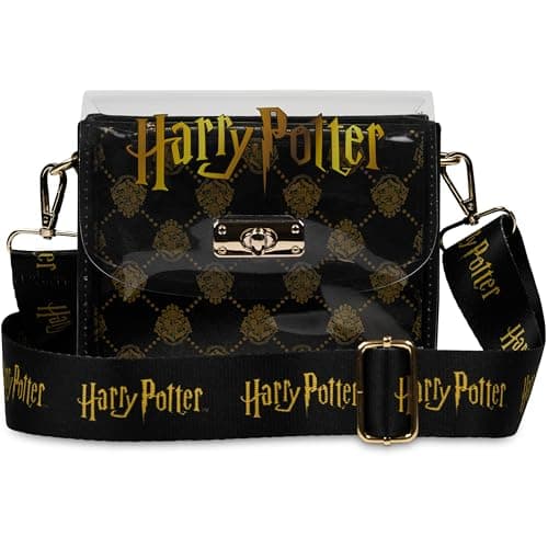 Image of Get Trend Harry Potter Cross Body Bag & Coin Purse for Girls & Teens, Shoulder Handbag for Travel Holiday, Gifts for Girls (Black Harry Potter)