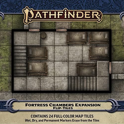 Image of Paizo Pathfinder Flip-tiles Fortress Chambers Expansion