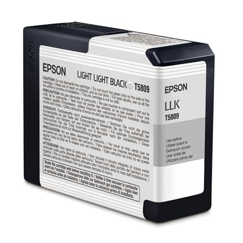 Image of Epson Ink Cartridge 80 ml, Light Light Black, Genuine