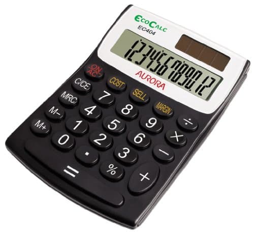 Image of Aurora EC404 - EC404 Handheld Calculator