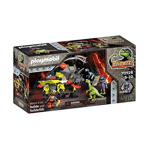 Image of Playmobil Dino Rise 70928 Dino Robot, With Missiles and Catapult, Dinosaur Toy for Children Ages 5+