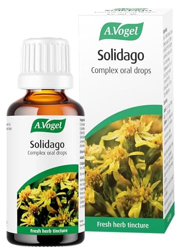 Image of A.Vogel Solidago Complex Drops | Botanical Food Supplement | Fresh Herb Tinctures of Solidago, Birch, Horsetail & Restharrow | Suitable for Vegans | 50ml