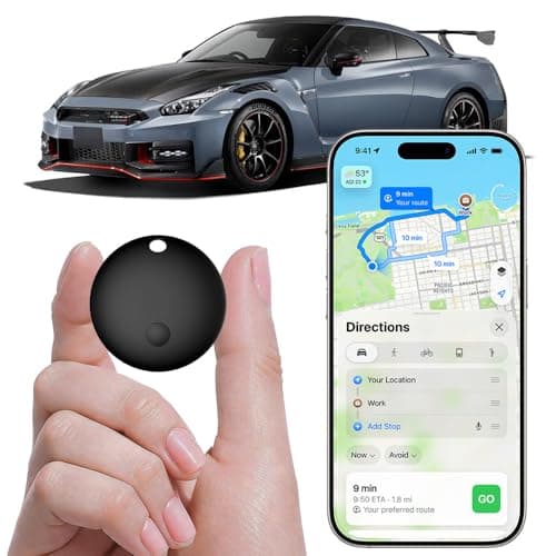 Image of Mini GPS Tracker for Vehicles, Hidden Magnetic Car Tracker Device Works with Apple Find My, Tracker Tag for Vehicles No Subscription No Monthly Fee Car Tracker Device, Tracking for Cars Bikes Huawei)