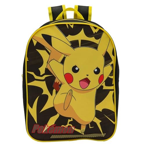 Image of Pokemon Backpack Kids School Bag Boys Girls Nursery Rucksack Pikachu Pokeball