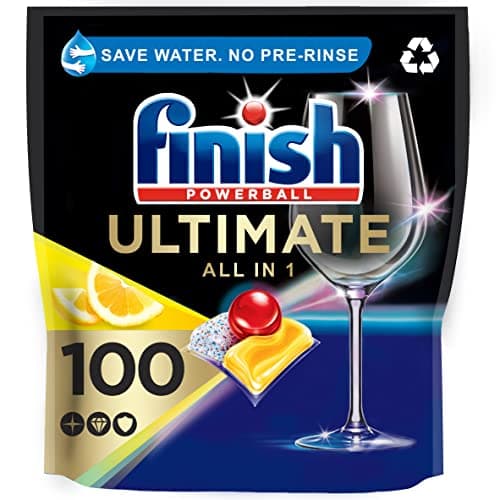Image of Finish Quantum Ultimate Dishwasher Tablets Lemon Scent 100's