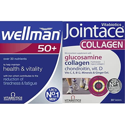 Image of Wellman 50+ Support Pack with Jointace Collagen