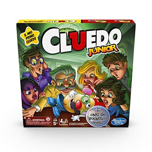 Image of Cluedo Junior, The Broken Toy Case (Box Game, Hasbro Gaming, Italian Version)