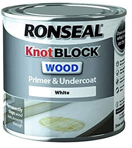 Image of Ronseal Permanent Wood Knot Block Primer & Undercoat White (250ml)