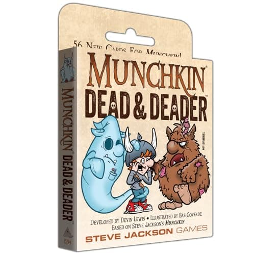 Image of Steve Jackson Games | Munchkin Dead & Deader | Fast-Paced Card Game Expansion for 3 to 6 Players | Ages 10 and Up | English