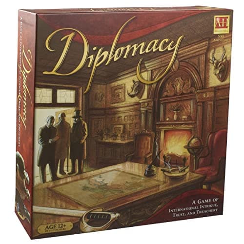 Image of Avalon Hill Diplomacy Cooperative Strategy Board Game, Ages 12 and Up, 2-7 Players Multicolor One Size F3155