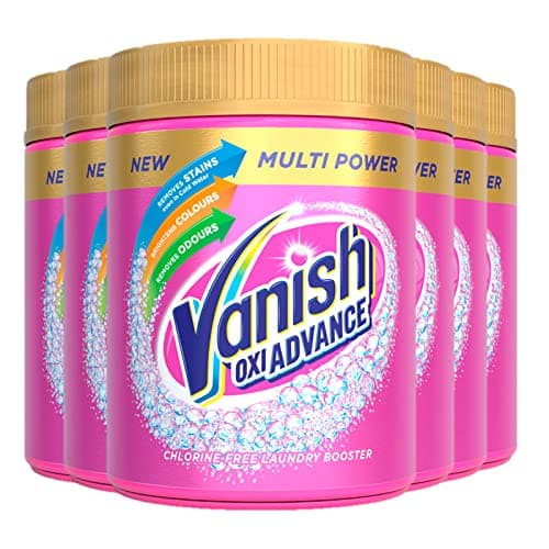 Image of Vanish Gold Oxi Action Fabric Stain Remover Powder, 470g, Pack of 6
