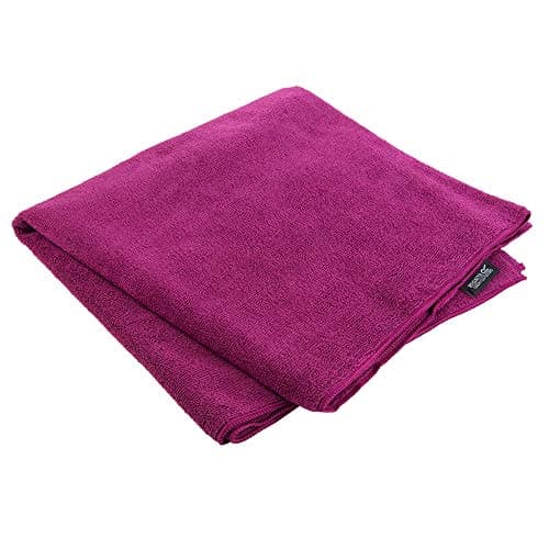 Image of Regatta Great Outdoors Lightweight Large Compact Travel Towel (One Size) (Dark Cerise)