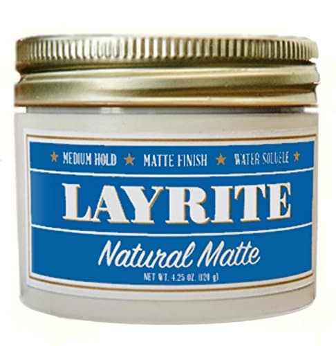 Image of Layrite Natural Matte Cream, Basic, White, Mild Cream Soda, 4.25 Ounce