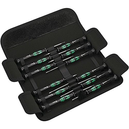 Image of Wera 73675 Kraftform Micro Precision Screwdriver Set, 12 Pieces