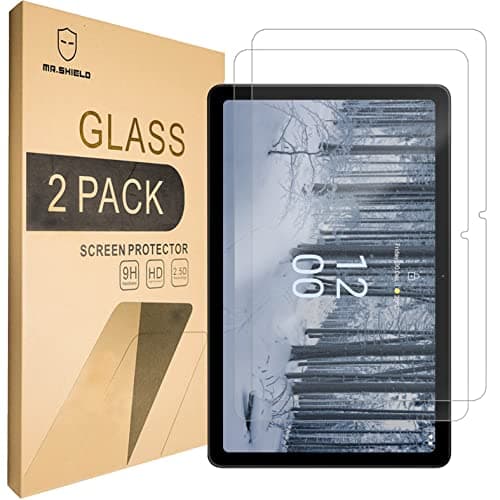 Image of Mr.Shield Screen Protector For Nokia T21 / HMD T21 [Tempered Glass] [2-PACK] Screen Protector