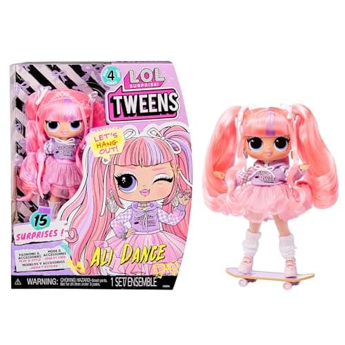 Image of L.O.L. Surprise! Tweens Series 4 Fashion Doll - ALI DANCE - Unbox 15 Surprises and Fabulous Accessories - Great Gift for Kids Ages 4+, Pink