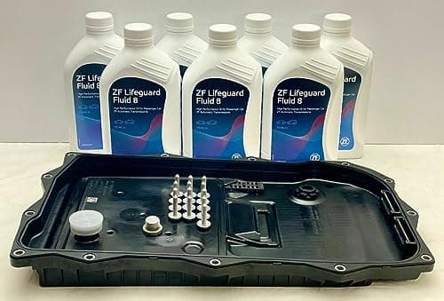 Image of GENUINE DISCOVERY 8HP 8 SPEED AUTOMATIC GEARBOX SUMP PAN FILTER 7L OIL KIT TRANSMISSION SERVICE KIT