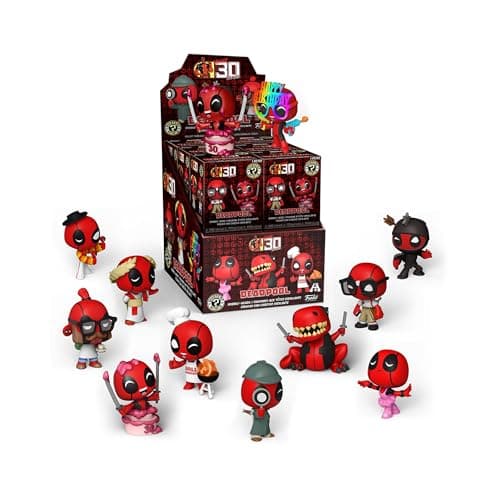 Image of Funko Mystery Mini: Marvel Deadpool 30th - 1 Of 12 to Collect - Styles Vary - Collectable Vinyl Figure - Gift Idea - Official Merchandise - Toys for Kids & Adults - Comic Books Fans and Display