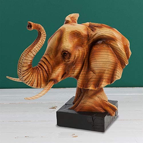 Image of Elephant Head Figurine