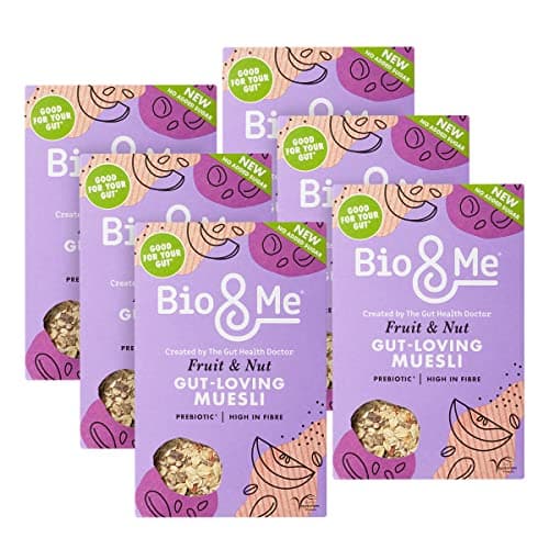 Image of Bio&Me - Fruit & Nut Muesli | Vegan, No Added Sugar, Gut Loving | 6 x 450g Pack