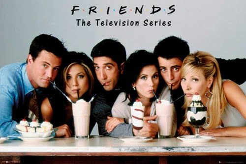 Image of Friends Milkshake Poster with Accessory 2 Leisten Klar