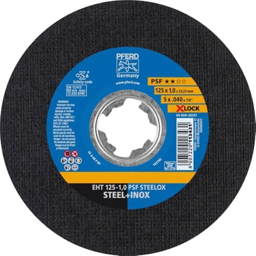 Image of Horse Cutting Discs, 125 mm, X-Lock, PSF Steelox – for Quick and Comfortable Tool Changes., 61721101