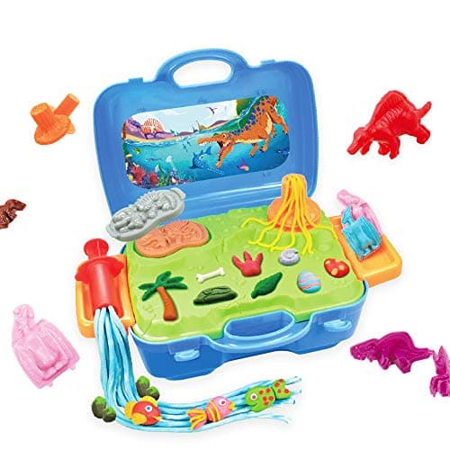 Image of J Super Soft Modeling Dough Kit-dinosaur Exp