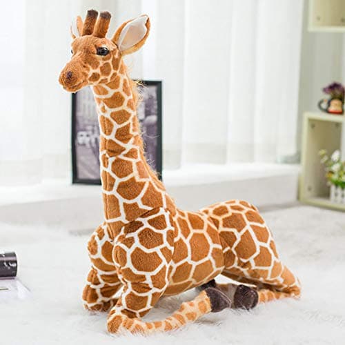 Image of BSOMAM Stuffed Animal Stuffed Giraffe,Plush Giraffe Large Stand Stuffed Animal Soft Toy Kid Gift Plush Large Tall Big Giraffe Stuffed doll for Kids Gift Room Decor (60cm)