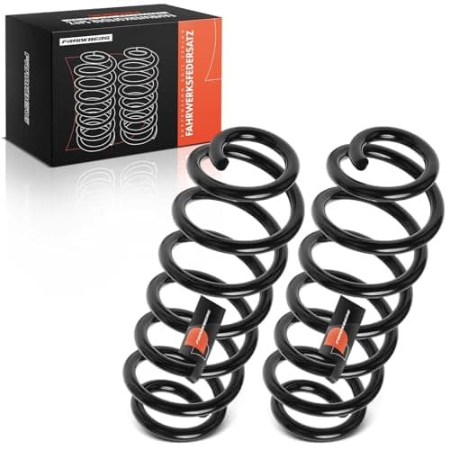 Image of Frankberg 2x Coil Spring Rear Axle Left Right coil spring Compatible with P.a.s.s.a.t 3C2 2005-2010 P.a.s.s.a.t CC 357 2008-2012 Replace# 3C0511115AN
