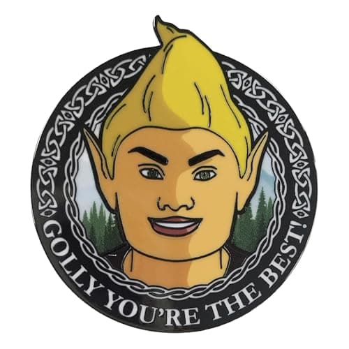 Image of The Elder Scrolls IV: Oblivion Adoring Fan NPC Pin Badge – Limited Edition Collectible – Officially Licensed – Individually Numbered – 45 x 40.7mm