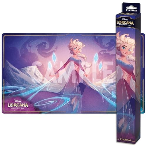 Image of Ravensburger Disney Lorcana Trading Card Game - TCG Playmat - Frozen Elsa - Computer Desk Mouse Mat Accessories