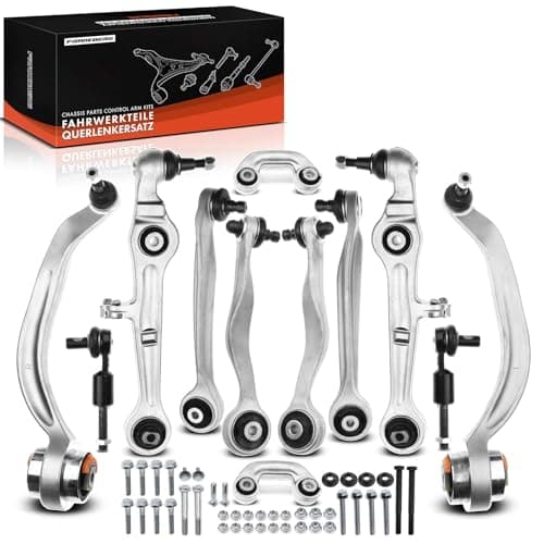 Image of Frankberg Control Arm Kit Front Compatible with A4 8E2 8EC B6 B7 2000-2008 A4 Avant 8ED 8E5 B6 B7 2001-2008 A4 Cabriolet 8H7 B6 8HE B7 2002-2009 Replace# 8E0498998