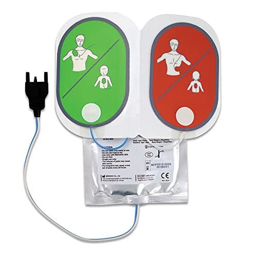 Image of Reliance Medical Mediana Defibrillator Pads for Both Adults and Pediatrics - Protective Outer Cover, Ready to Use | Clear Instructions and Voice Prompt for Untrained