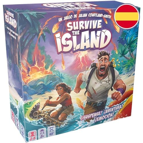 Image of Zygomatic | Survive The Island | Family Survival Board Game | Escape with Treasures| Ages 8 | 2 to 5 Players | 45 Minutes per Game | English