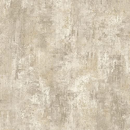 Image of Muriva Cove Wallpaper - Modern Wallpaper for Living Room, Bedroom, Fireplace - Decorative Luxury Wall Paper with Distressed Pattern, Textured Finish & Metallic Detailing (Cream)