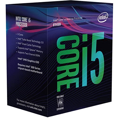 Image of Intel Core i5-8400 Processor 2.80 GHz Box 9 MB Smart Cache – Processors (Intel® CoreTM i5 8th Generation, 2.80 GHz, LGA 1151 (H4 Slot), PC, 14 nm, i5-8400)
