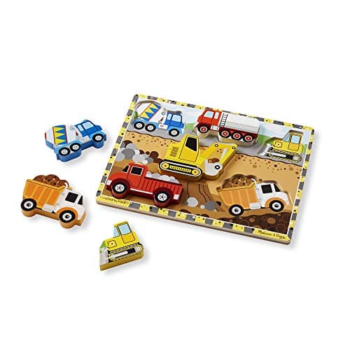 Image of Melissa & Doug, Puzzle Chunky Construction