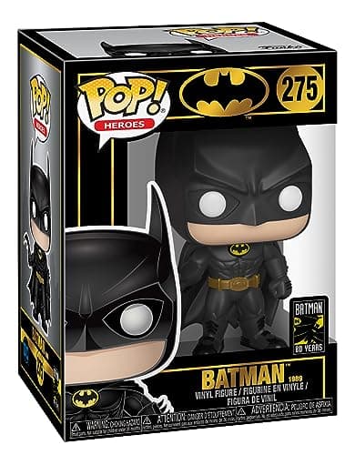 Image of Funko POP! Heroes: Batman 80th - Batman - (1989) - DC Comics - Collectable Vinyl Figure - Gift Idea - Official Merchandise - Toys for Kids & Adults - Comic Books Fans - Model Figure for Collectors