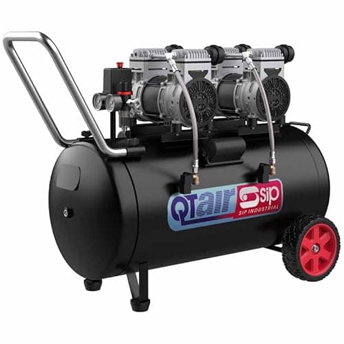 Image of SIP QT 100/10 Low Noise Direct Drive Compressor - L96.7 x W52.8 x H78.5 cm