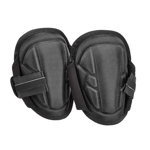 Image of Amazon Basics Work Knee Pads with Soft Gel Foam Shell, 23 cm, One Size, 1 Pair, Black