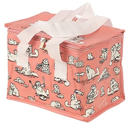 Image of Puckator Simon's Cat It's Cool For Cats Woven Cool Bag Lunch Bag Home Office School Travel Camping Picnic Height 16cm Width 21cm Depth 14cm