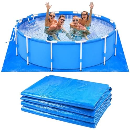 Image of 274x274cm Pool Ground Cloth, Foldable Swimming pool ground Mat Waterproof Outdoor Floor Protector for Inflatable, Frame and Above Ground Pools Hot Tub Spas 9X9 ft