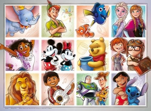 Image of Ravensburger Disney Multicharacter 100 Piece Jigsaw Puzzles for Kids Age 6 Years Up - 2025 Edition