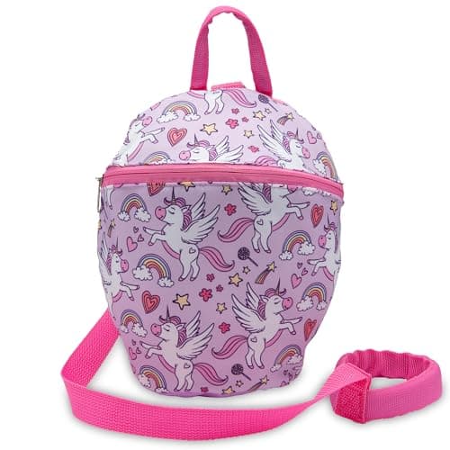 Image of NorthSole Toddler Backpack with Safety Reins Nursery Bag Infants Mini Rucksack for Kids Child Harness 1-3 Years - Unicorn