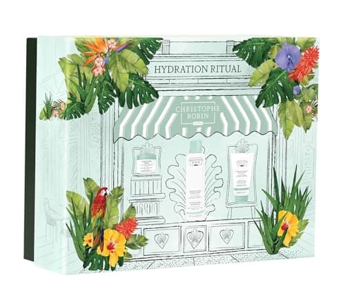 Image of Christophe Robin Intense Hydration Ritual – Deep Moisture Hair Care Set, Restores & Nourishes Dry Hair, Enhances Softness, Shine & Manageability