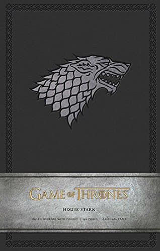Image of Game of Thrones: House Stark Hardcover Ruled Journal (Large): Large Ruled Journal