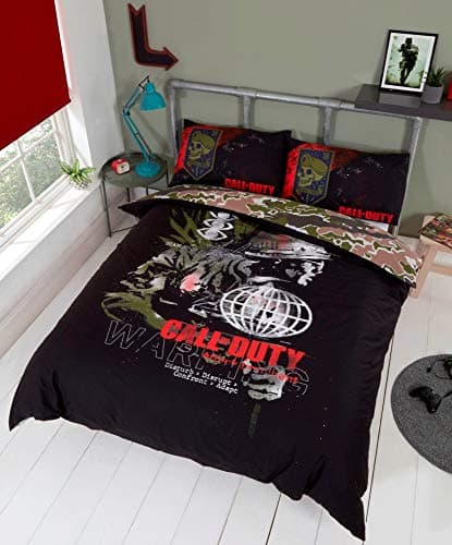 Image of CnA Stores Call Of Duty Black Ops Cold War Double Duvet Cover Bedding Set With Pillowcase