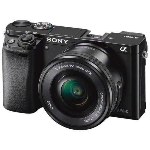Image of Sony A6000 Interchangeable Lens Digital Camera with SELP1650 Lens Kit - Black (24.3MP)