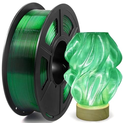 Image of IEMAI PETG Filament 1.75mm 1Kg, Transparent Green PETG 3D Printer Filament, Ideal for Lampshade Printing, High Speed Printing, Dimensional Accuracy +/- 0.02mm